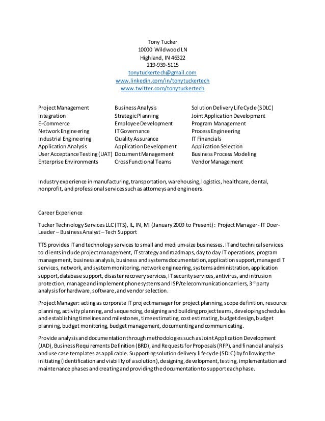 project manager program manager resume and cv curriculum project management cv