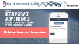 Webinar: insurance innovation
 