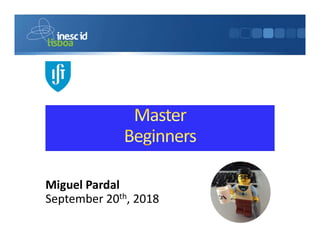 Miguel Pardal
September 20th, 2018
 