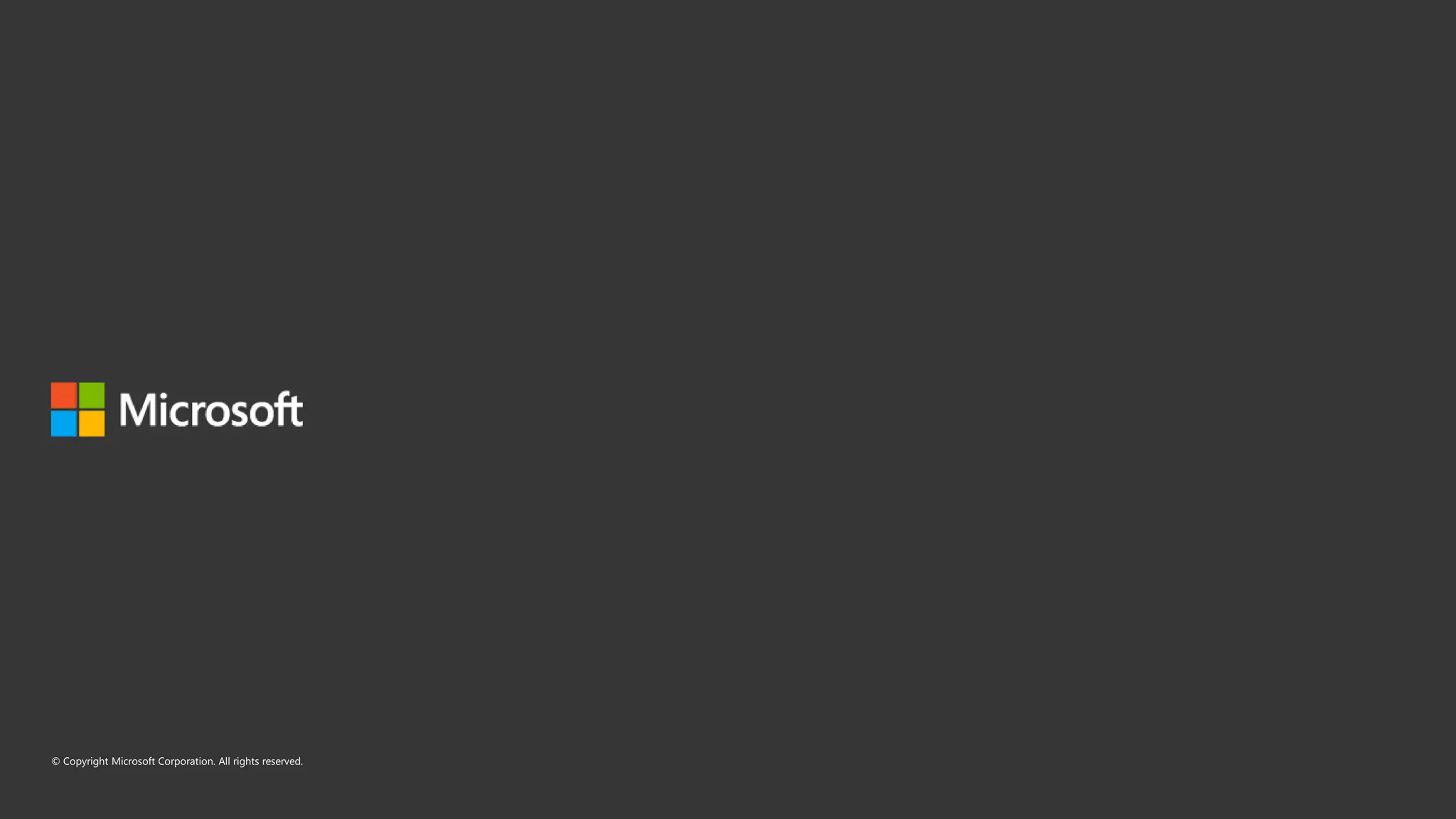 © Copyright Microsoft Corporation. All rights reserved.
 