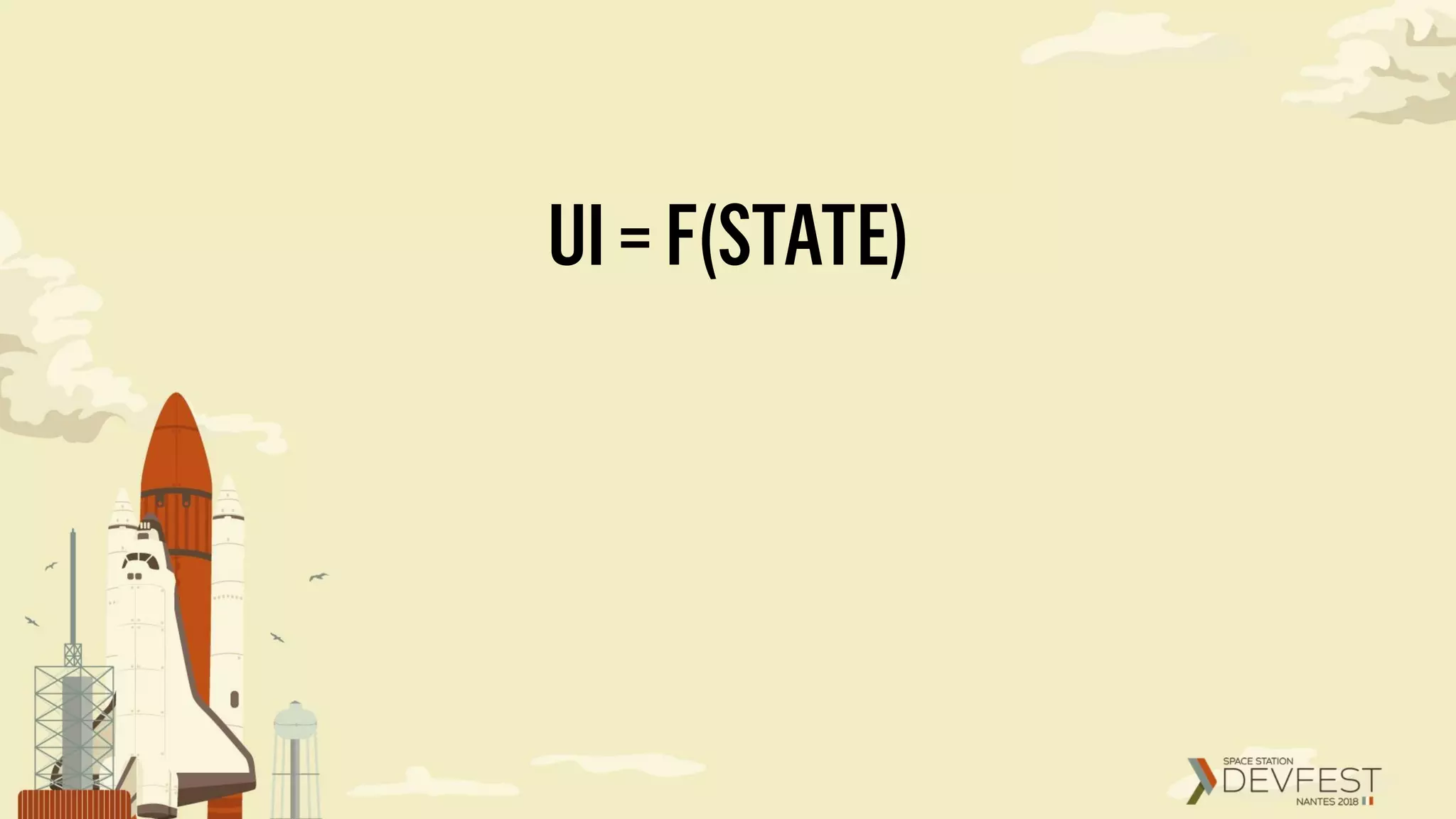 UI=F(STATE)
 