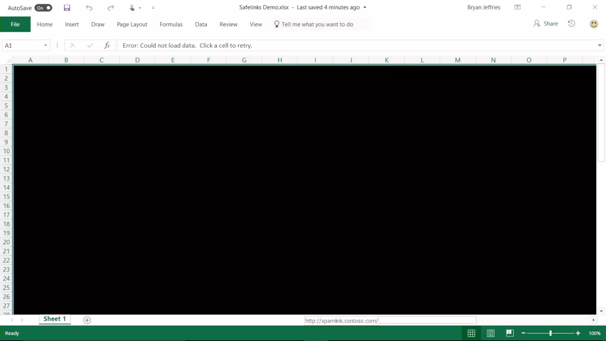 Safe Links (Bryan Jeffries)
https://www.youtube.com/
watch?v=ZEi8D1J9gh8
0:11-0:17
 