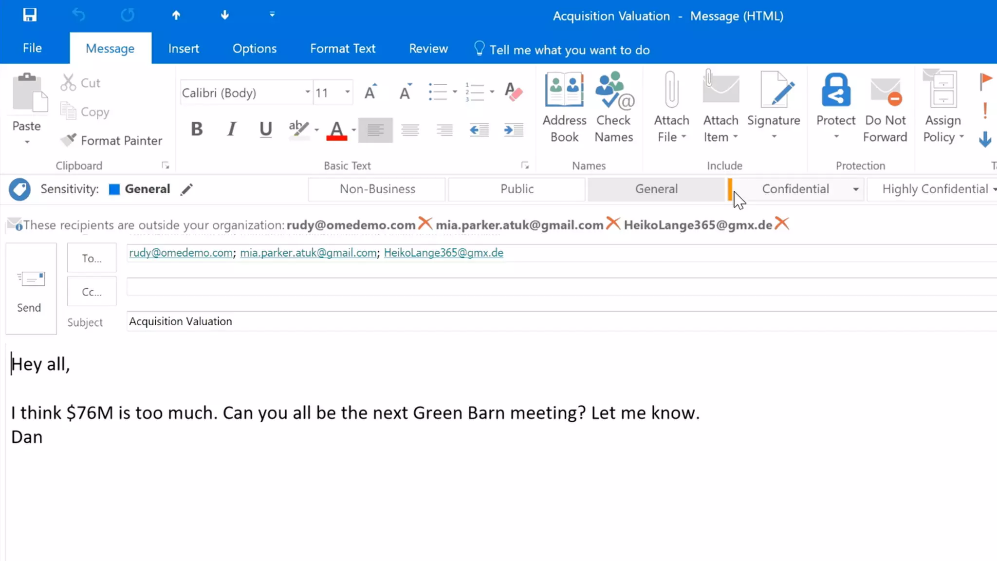 Office Message Encryption
Need Entire Dan Plastina
Demo Bench that we didn’t
publish from July in 1080p
MP4
 