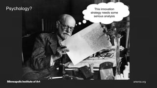 artsmia.org
Psychology? This innovation
strategy needs some
serious analysis
 