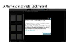 Authentication Example: Click-through
 