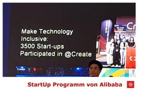 StartUp Programm von Alibaba
 