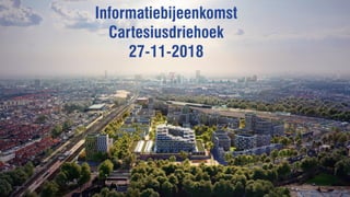 Informatiebijeenkomst
Cartesiusdriehoek
27-11-2018
 