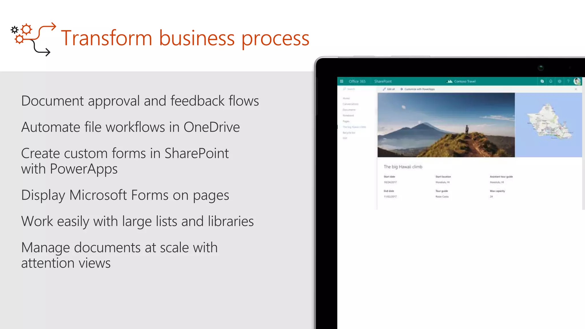 Display Microsoft Forms on pages
 