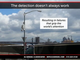 The detection doesn't always work
Resulting in failures
that grip the
world's attention
 