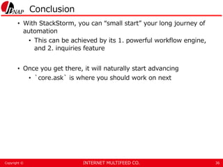 Practical Operation Automation with StackStorm | PPTX