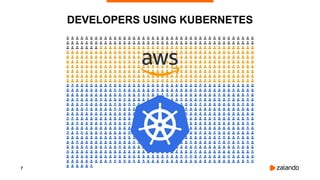 7
DEVELOPERS USING KUBERNETES
 
