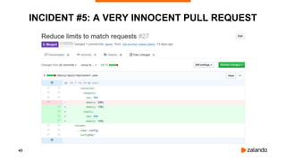 43
INCIDENT #5: A VERY INNOCENT PULL REQUEST
 