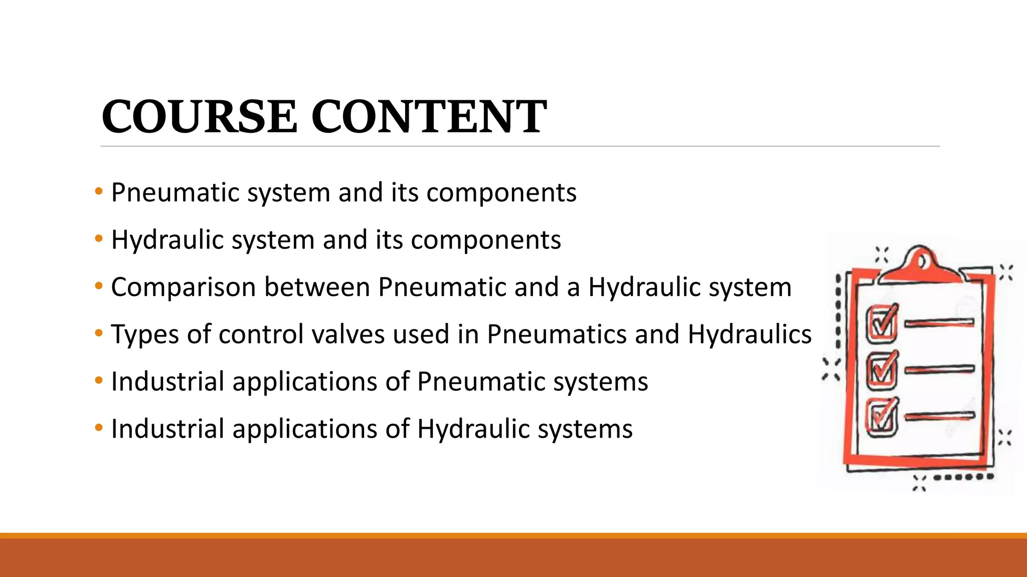 Pneumatics & Hydraulics | PPTX
