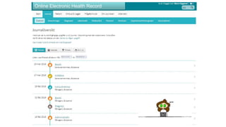 Online Electronic Health Record
 