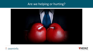 Are we helping or hurting?
 