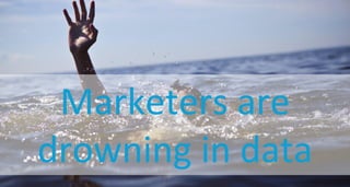 © 2013 Adobe Systems Incorporated. All Rights Reserved. Adobe Confidential.
Marketers are
drowning in data
 