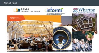 © 2013 Adobe Systems Incorporated. All Rights Reserved. Adobe Confidential.
About Paul
The Institute for Operations Research
and the Management Sciences
 