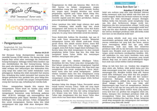 Warta Jemaat GPdI Immanuel Rerer 1 Tahun 2018 | PDF