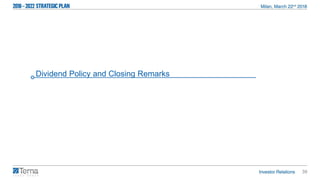 39
Dividend Policy and Closing Remarks
 