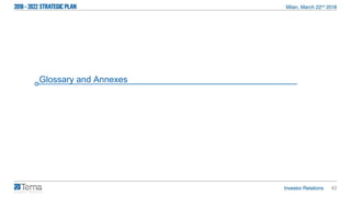 42
Glossary and Annexes
 