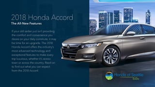 2018 Honda Accord Features