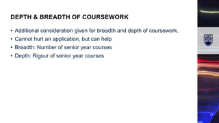 UBC 2018 admissions-process-presentation | PDF