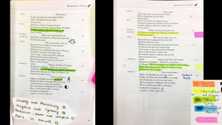 annotation exemplars - side-by-side - act 1 macbeth | PPTX