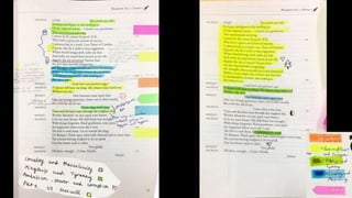 annotation exemplars - side-by-side - act 1 macbeth | PPTX