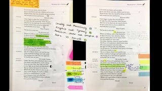 annotation exemplars - side-by-side - act 1 macbeth | PPTX