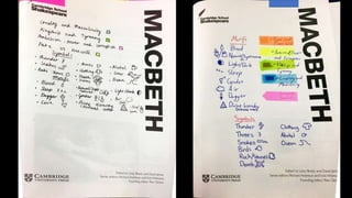 annotation exemplars - side-by-side - act 1 macbeth | PPTX