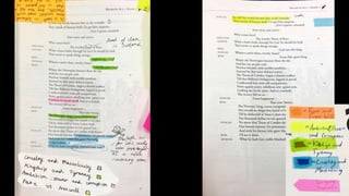annotation exemplars - side-by-side - act 1 macbeth | PPTX