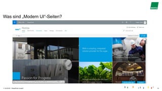 |
Was sind „Modern UI“-Seiten?
11.04.2018 SharePoint is back! 10
 