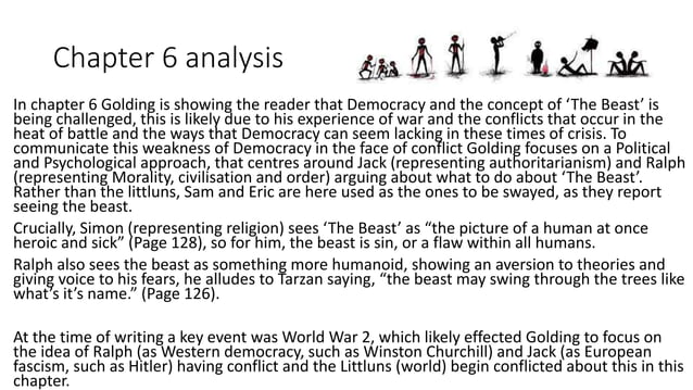 Lord Of The Flies Chapter 6 Summary And Annotation PPT lord-of-the-flies-chapter-6-summary-and-annotation-ppt
