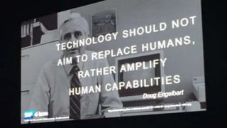 “The least important question you can ask about
Engelbart is, ‘What did he build?’ […] The most
important question you can...