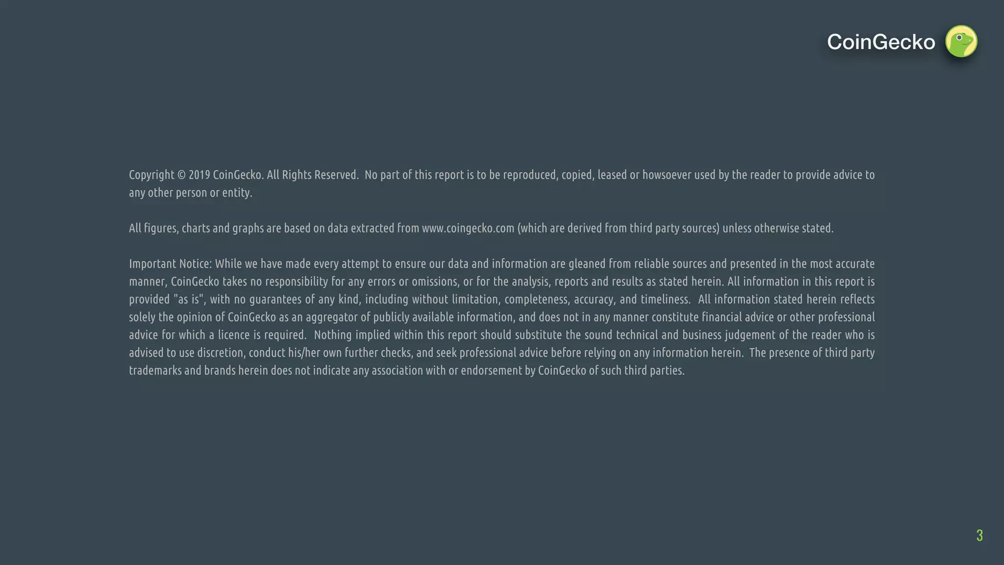 CoinGecko 2018 Full Year Cryptocurrency Report | PDF