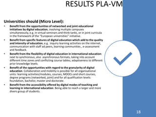 At institutional policy level (Meso level):
• Universities should develop shared leadership with regard to the
internation...