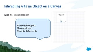 Interacting with an Object on a Canvas
 