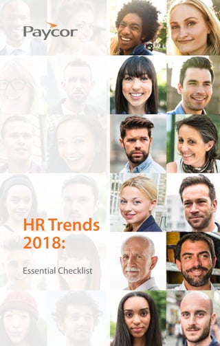 HR Trends
2018:
Essential Checklist
 