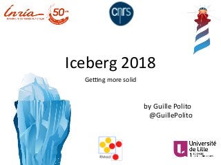 Iceberg	2018
Ge-ng	more	solid
by	Guille	Polito	
@GuillePolito
 
