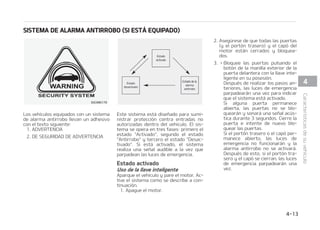 4FBSSBODBFMNPUPS
%FTQV䜳TEFBCSJSUPEBTMBTQVFSUBT MBT
MVDFT EF FNFSHFODJB QBSQBEFBS䜫O EPT
WFDFT QBSB JOEJDBS RVF FM TJTUFNB FTU䜫
EFTBDUJWBEP
5SBT QVMTBS FM CPU䜽O EF EFTCMPRVFP  TJ
DVBMRVJFSB EF MBT QVFSUBT P FM QPSU䜽O
USBTFSP OPTFBCSFOFOTFHVOEPT FM
TJTUFNBTFEFTBDUJWBS䜫
/
/05
 4JOTJTUFNBEFMJONPWJMJ[BEPS
䳜 *OUFOUBFWJUBSBSSBODBSFMNPUPSTJ
MB BMBSNB FTU䜫 BDUJWBEB M BSSBOa
RVF EFM NPUPS FTU䜫 EFTIBCJMJUBEP
EVSBOUFMBGBTFEFBMBSNBBOUJSSPa
CP
4JFMTJTUFNBOPTFEFTBDUJWBDPOFM
NBOEPBEJTUBODJB JOTFSUFMBMMBWF
FOFMJOUFSSVQUPSEFFODFOEJEP HJa
SFFMJOUFSSVQUPSBMBQPTJDJ䜽O0/Z
FTQFSF  TFHVOEPT  DPOUJOVBa
DJ䜽O TFEFTBDUJWBS䜫FMTJTUFNB
䳜 4JQJFSEFMBTMMBWFT ,JBSFDPNJFOEB
WJTJUBSVODFOUSPEFTFSWJDJPEJTa
USJCVJEPS,JBBVUPSJ[BEP
/05
 4JTUFNBJONPWJMJ[BEPS
䳜 4JFMTJTUFNBOPTFEFTBDUJWBDPOFM
USBOTNJTPS  JOUSPEV[DB MB MMBWF FO
FM JOUFSSVQUPS EF FODFOEJEP Z
BSSBORVF FM NPUPS OUPODFT  TF
EFTBDUJWBS䜫FMTJTUFNB
䳜 4JQJFSEFMBTMMBWFT ,JBSFDPNJFOEB
WJTJUBSVODFOUSPEFTFSWJDJPEJTa
USJCVJEPS,JBBVUPSJ[BEP
5/$*䜝/
/P DBNCJF  BMUFSF OJ BKVTUF FM TJTUFa
NB EF BMBSNB BOUJSSPCP  ZB RVF TF
QPES䜷B QSPWPDBS VOB BWFS䜷B FO EJDIP
TJTUFNB
4PMJDJUF FM NBOUFOJNJFOUP EFM TJTUFa
NBFOVOUBMMFSQSPGFTJPOBM,JBSFDPa
NJFOEB WJTJUBS VO DFOUSP EF TFSWJa
DJPEJTUSJCVJEPS,JBBVUPSJ[BEP
-BT BWFS䜷BT QSPWPDBEBT QPS BMUFSBa
DJPOFT JOBEFDVBEBT  BKVTUFT P NPEJa
GJDBDJPOFTFOFMTJTUFNBEFMBBMBSNB
BOUJSSPCP OP FTU䜫O DVCJFSUBT QPS MB
HBSBOU䜷BEFMGBCSJDBOUFEFMWFI䜷DVMP
 


$BSBDUFS䜷TUJDBTEFTVWFI䜷DVMP
 