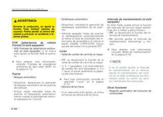 5
5FDIP TPMBS BCJFSUP TJ FTU䜫
FRVJQBEP
䳜 TUFNFOTBKFEFBEWFSUFODJBBQBSFDF
TJ BQBHB FM NPUPS FTUBOEP FM UFDIP
TPMBSBCJFSUP
$BNCJBS B 1 FTUBDJPOBNJFOUP  FO
MPTTJTUFNBTDPOMMBWFJOUFMJHFOUFZ
USBOTFKF BVUPN䜫UJDP  TJ FTU䜫
FRVJQBEP
䳜 TUFNFOTBKFEFBEWFSUFODJBBQBSFDF
TJJOUFOUBBQBHBSFMNPUPSTJONPWFS
MBQBMBODBEFDBNCJPTBMBQPTJDJ䜽O1
FTUBDJPOBNJFOUP 
䳜 O FTF NPNFOUP  FM CPU䜽O /(*/
45354501 JOJDJPQBSBEB EFM NPa
UPS  QBTB B MB QPTJDJ䜽O $$ TJ QVMTB
EF OVFWP FM CPU䜽O /(*/ 4535
4501 JOJDJPQBSBEBEFMNPUPS QBTBa
S䜫BMBQPTJDJ䜽O0/ 
1JMBCBKBEFMBMMBWF FOMPTTJTUFNBT
DPO MMBWF JOUFMJHFOUF  TJ FTU䜫
FRVJQBEP
䳜 TUFNFOTBKFEFBEWFSUFODJBBQBSFDF
TJ MB QJMB EF MB MMBWF JOUFMJHFOUF FTU䜫
EFTDBSHBEB DVBOEP FM CPU䜽O /(*/
45354501 JOJDJPQBSBEB EFM NPa
UPS  QBTB B MB QPTJDJ䜽O 0'' EFTBDUJa
WBEP 
1VMTF FM CPU䜽O 4535 BSSBORVF
NJFOUSBT HJSB FM WPMBOUF FO MPT
TJTUFNBT DPO MMBWF JOUFMJHFOUF  TJ
FTU䜫FRVJQBEP
䳜 TUFNFOTBKFEFBEWFSUFODJBBQBSFDF
TJ FM WPMBOUF OP TF EFTCMPRVFB DPO
OPSNBMJEBEBMQVMTBSFMCPU䜽O/(*/
45354501 JOJDJPQBSBEB EFM NPa
UPS 
䳜 4JHOJGJDBRVFEFCFQVMTBSFMCPU䜽O/a
(*/ 45354501 JOJDJPQBSBEB EFM
NPUPS NJFOUSBTHJSBFMWPMBOUFBEFa
SFDIBFJ[RVJFSEB
7PMBOUF TJO CMPRVFBS FO MPT
TJTUFNBT DPO MMBWF JOUFMJHFOUF  TJ
FTU䜫FRVJQBEP
䳜 TUFNFOTBKFEFBEWFSUFODJBBQBSFDF
TJFMWPMBOUFOPTFCMPRVFBDVBOEPFM
CPU䜽O /(*/ 45354501 JOJDJP
QBSBEB EFM NPUPS  QBTB B MB QPTJDJ䜽O
0''
$PNQSPCBS FM TJTUFNB EF CMPRVFP
EFM WPMBOUF FO MPT TJTUFNBT DPO
MMBWFJOUFMJHFOUF  TJFTU䜫FRVJQBEP
䳜 TUFNFOTBKFEFBEWFSUFODJBBQBSFDF
TJ FM WPMBOUF OP TF CMPRVFB DPO OPSa
NBMJEBE DVBOEP FM CPU䜽O /(*/
45354501 JOJDJPQBSBEB EFM NPa
UPS QBTBBMBQPTJDJ䜽O0''
1JTF FM QFEBM EFM GSFOP QBSB
BSSBODBSFMNPUPS FOMPTTJTUFNBT
DPO MMBWF JOUFMJHFOUF Z USBOTFKF
BVUPN䜫UJDP  TJFTU䜫FRVJQBEP
䳜 TUFNFOTBKFEFBEWFSUFODJBBQBSFDF
TJFMCPU䜽O/(*/45354501 JOJa
DJPQBSBEBEFMNPUPS DBNCJBEPTWFa
DFTBMBQPTJDJ䜽O$$QVMTBOEPFMCPa
U䜽O SFQFUJEBNFOUF TJO QJTBS FM QFEBM
EFMGSFOP
䳜 4JHOJGJDB RVF EFCF QJTBS FM QFEBM EFM
GSFOPQBSBBSSBODBSFMNPUPS
$BSBDUFS䜷TUJDBTEFTVWFI䜷DVMP  

 