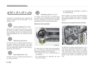 $POUJO䝄B
DJPOBEP QVFEFIBDFSRVFFMQBSBCSJa
TBTZMBTWFOUBOBTMBUFSBMFTTFFNa
QB䜻FOZRVFFMBJSFRVFDJSDVMBFOFM
DPNQBSUJNFOUPEFMBDPNQB䜻BOUFTF
WJDJF
EFN䜫T  FM VTP QSPMPOHBEP EFM BJSF
BDPOEJDJPOBEPDPOMBQPTJDJ䜽OEFMBJSF
SFDJSDVMBEP TFMFDDJPOBEB QPES䜷B IBa
DFS RVF FM BJSF TF WVFMWB NVZ TFDP
FOFMDPNQBSUJNFOUPEFQBTBKFSPT
%735/$*
䳜 MGVODJPOBNJFOUPDPOUJOVPEFMDMJa
NBUJ[BEPSFOMBQPTJDJ䜽OEFBJSFSFa
DJSDVMBEP QPES䜷B BVNFOUBS MB IVa
NFEBEEFOUSPEFMWFI䜷DVMPRVFBMB
WF[FNQB䜻BS䜷BMPTDSJTUBMFTZSFEVa
DJS䜷BMBWJTJCJMJEBE
䳜 /PEVFSNBEFOUSPEFMWFI䜷DVMPDPO
FMBJSFBDPOEJDJPOBEPPDPOMBDBMFa
GBDDJ䜽OFODFOEJEB1PES䜷BTVGSJSMFa
TJPOFTHSBWFTPMBNVFSUFEFCJEPB
VO EFTDFOTP EFM OJWFM EF PY䜷HFOP
ZPEFMBUFNQFSBUVSBDPSQPSBM
$POUJO䝄B
$POUJO䝄B
䳜 MGVODJPOBNJFOUPDPOUJOVPEFMDMJa
NBUJ[BEPSFOMBQPTJDJ䜽OEFBJSFSFa
DJSDVMBEP QPES䜷B QSPWPDBS TPNOPa
MFODJBPTPQPS ZQPSUBOUPQ䜳SEJEB
EFM DPOUSPM EFM WFI䜷DVMP KVTUF FM
DPOUSPMEFMBBENJTJ䜽OEFBJSFBMB
QPTJDJ䜽O EF BJSF GSFTDP  FYUFSJPS
UBOUP DPNP TFB QPTJCMF NJFOUSBT
DPOEVDF
$POUSPMEFWFMPDJEBEEFMWFOUJMBEPS
-BWFMPDJEBEEFMWFOUJMBEPSQVFEFBKVTa
UBSTFBMBWFMPDJEBEEFTFBEBBDDJPOBOEP
FM NBOEP EF DPOUSPM EF WFMPDJEBE EF
WFOUJMBEPS
$VBOUPNBZPSFTMBWFMPDJEBEEFMWFOUJa
MBEPS N䜫TBJSFTFTVNJOJTUSB
4J TF QVMTB FM CPU䜽O 0'' TF BQBHB FM
WFOUJMBEPS
JSFBDPOEJDJPOBEP $
1VMTFFMCPU䜽O$QBSBFODFOEFSFMTJTa
UFNBEFBJSFBDPOEJDJPOBEP TFJMVNJOBa
S䜫VOUFTUJHPJOEJDBEPS 
1VMTFFMCPU䜽OPUSBWF[QBSBBQBHBSFM
TJTUFNBEFBJSFBDPOEJDJPOBEP
$BSBDUFS䜷TUJDBTEFTVWFI䜷DVMP  

 