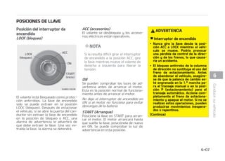 /PFTQFSFBRVFFMNPUPSTFDBMJFOa
UFDPOFMWFI䜷DVMPQBSBEP
*OJDJFMBDPOEVDDJ䜽OBWFMPDJEBENPa
EFSBEBEFMNPUPS WJUFBDFMFSBSZ
EFTBDFMFSBSCSVTDBNFOUF 
5
5SBOTFKFNBOVBM
䳜 M BSSBODBS FM WFI䜷DVMP  NBOUFOHB FM
QFEBMEFMFNCSBHVFZEFMGSFOPQJTBa
EPT  WFSJGJRVF TJ MBT SQN TF FODVFOa
USBOEFOUSPEFMSBOHPBEFDVBEPZDPa
MPRVFMBQBMBODBEFDBNCJPTFOMBQPa
TJDJ䜽OSFRVFSJEB
䳜 4VFMUF FM GSFOP EF FTUBDJPOBNJFOUP
RVJUF FM QJF EFM QFEBM EFM FNCSBHVF
QJTF FM QFEBM EFM BDFMFSBEPS Z BSSBOa
RVFMFOUBNFOUFFMWFI䜷DVMP
5/$*䜝/
4JFMNPUPSTFDBMBNJFOUSBTFMWFI䜷a
DVMPTFNVFWF OPJOUFOUFEFTQMB[BS
MBQBMBODBEFDBNCJPTBMBQPTJDJ䜽O1
FTUBDJPOBNJFOUP 4JFMUS䜫GJDPPMBT
DPOEJDJPOFTEFMBDBSSFUFSBMPQFSNJa
UFO QVFEFTJUVBSMBQBMBODBEFDBNa
CJPTFOMBQPTJDJ䜽O/ QVOUPNVFSUP
NJFOUSBTFMWFI䜷DVMPUPEBW䜷BFTU䜫FO
NPWJNJFOUPZHJSFMBMMBWFBQPTJDJ䜽O
$POUJO䝄B
$POUJO䝄B
4535 JOJDJP QBSBJOUFOUBSWPMWFSB
BSSBODBSFMNPUPS
5/$*䜝/
䳜 /PFODJFOEBFMNPUPSEFBSSBORVF
EVSBOUFN䜫TEFTFHVOEPT4JFM
NPUPS TF DBMB P FM BSSBORVF GBMMB
FTQFSF EF  B  TFHVOEPT BOUFT
EF WPMWFS B FODFOEFS FM NPUPS EF
BSSBORVF M VTP JOEFCJEP EFM NPa
UPSEFBSSBORVFQPES䜷BEB䜻BSMP
䳜 /PHJSFFMJOUFSSVQUPSEFFODFOEJEP
B MB QPTJDJ䜽O 4535 JOJDJP  DPO FM
NPUPS FO NBSDIB 1PES䜷B EB䜻BS FM
NPUPSEFBSSBORVF
1BSBEBEFMNPUPS
5SBOTFKFNBOVBM
 $VBOEP FM WFI䜷DVMP FTU䜳 FTUBDJPOBa
EP QJTFMPTQFEBMFTEFMGSFOPZEFM
FNCSBHVFBMNJTNPUJFNQP
 $POMPTQFEBMFTEFMGSFOPZEFMFNa
CSBHVFQJTBEPT EFTQMBDFMBQBMBODB
EFDBNCJPTB/ QVOUPNVFSUP 
 $POFMQFEBMEFMGSFOPQJTBEP BDDJPa
OFFMGSFOPEFFTUBDJPOBNJFOUP
 $PMPRVFFMJOUFSSVQUPSEFFODFOEJEP
FOMBQPTJDJ䜽OEFCMPRVFPZFYUS䜫Ja
HBMP
5SBOTFKFBVUPN䜫UJDP
 $VBOEP FM WFI䜷DVMP FTU䜳 FTUBDJPOBa
EP QJTFFMQFEBMEFMGSFOP
 $POFMQFEBMEFMGSFOPQJTBEP EFTa
QMBDFMBQBMBODBEFDBNCJPTB1 FTa
UBDJPOBNJFOUP 
 $POFMQFEBMEFMGSFOPQJTBEP BDDJPa
OFFMGSFOPEFFTUBDJPOBNJFOUP
 $PMPRVFFMJOUFSSVQUPSEFFODFOEJEP
FOMBQPTJDJ䜽OEFCMPRVFPZFYUS䜫Ja
HBMP
5/$*䜝/
䳜 WJUF QPOFS FM WFI䜷DVMP B SBMFOU䜷 B
WFMPDJEBEFT FMFWBEBT KVTUP BOUFT
EFBQBHBSFMNPUPS
$POUJO䝄B
 


$POEVDJSTVWFI䜷DVMP
 