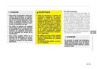 5
53/4.*4*䜝/650.䜋5*$ 4*45䜋26*1%0
'VODJPOBNJFOUPEFMB
USBOTNJTJ䜽OBVUPN䜫UJDB
M DBNCJP BVUPN䜫UJDP UJFOF  NBSDIBT
IBDJB EFMBOUF Z VOB NBSDIB BUS䜫T -BT
NBSDIBT JOEJWJEVBMFT TF TFMFDDJPOBO EF
GPSNB BVUPN䜫UJDB  EFQFOEJFOEP EF MB
QPTJDJ䜽OEFMBQBMBODBEFDBNCJP
/05
-PTQSJNFSPTDBNCJPTEFVOWFI䜷DVMP
OVFWP TJMBCBUFS䜷BTFIBEFTDPOFDa
UBEP QVFEFOTFSBMHPCSVTDPTTUF
FTVOFTUBEPOPSNBM ZMBTFDVFODJB
EFDBNCJPTTFBKVTUBS䜫USBTSFBMJ[BS
MPTDBNCJPTWBSJBTWFDFTNFEJBOUFFM
5$. .䜽EVMPEFDPOUSPMEFMBUSBOTa
NJTJ䜽O  P FM 1$. .PEP EF DPOUSPM
EFMUSFOEFQPUFODJB 
1BSB VOB PQFSBDJ䜽O N䜫T TVBWF  QJTF FM
QFEBM EFM GSFOP DVBOEP DBNCJF EF /
QVOUPNVFSUP BVOBNBSDIBIBDJBEFa
MBOUFPNBSDIBBUS䜫T
 


$POEVDJSTVWFI䜷DVMP
 