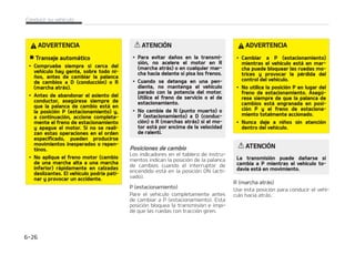 /
/05
1BSFFMWFI䜷DVMPDPNQMFUBNFOUFBOa
UFTEFDBNCJBSB% DPOEVDDJ䜽O 
 UFSDFSBNBSDIB
4F VTB QBSB BSSBTUSBS VO SFNPMRVF BM
TVCJSVOBDVFTUBPQBSBVUJMJ[BSFMGSFOP
NPUPSBMCBKBSVOBDVFTUB
 DBNCJB BVUPN䜫UJDBNFOUF FOUSF MB
䛴  䛴 Z 䛴 NBSDIB TUP TJHOJGJDB RVF
OPTFMMFWBBDBCPVOBVNFOUPEFNBSa
DIBBMB䛴NBSDIB/PPCTUBOUF FMBVa
NFOUP B MB 䛴 NBSDIB TF MMFWB B DBCP
DVBOEPMBWFMPDJEBEEFMWFI䜷DVMPTVQFSB
VOEFUFSNJOBEPWBMPSQBSBFWJUBSRVFFM
NPUPS TF TPCSFSSFWPMVDJPOF %FTQMBDF
NBOVBMNFOUF FM TFMFDUPS B MB QPTJDJ䜽O
%DVBOEPWVFMWBBMFTUBEPEFDPOEVDa
DJ䜽OOPSNBM
 TFHVOEBNBSDIB
4F VTB QBSB DPOEVDJS FO VOB DBM[BEB
EFTMJ[BOUF FOTVCJEBEFQFOEJFOUFPBM
VUJMJ[BS FM GSFOP NPUPS BM CBKBS VOB
DVFTUB  DBNCJB BVUPN䜫UJDBNFOUF
FOUSFMBQSJNFSBZMBTFHVOEBNBSDIB
TUPTJHOJGJDBRVFOPTFMMFWBBDBCPVO
BVNFOUPEFNBSDIBBMB䛴NBSDIB/P
PCTUBOUF FMBVNFOUPBMB䛴NBSDIBTF
MMFWBBDBCPDVBOEPMBWFMPDJEBEEFMWFa
I䜷DVMPTVQFSBVOWBMPSEFUFSNJOBEPQBa
SBFWJUBSRVFFMNPUPSTFTPCSFSSFWPMVa
DJPOF %FTQMBDF NBOVBMNFOUF FM TFMFDa
UPSBMBQPTJDJ䜽O%QBSBWPMWFSBMFTUBa
EPEFDPOEVDDJ䜽OOPSNBM
 QSJNFSBNBSDIB
4FVTBQBSBDPOEVDJSQPSVOBQFOEJFOUF
NVZ JODMJOBEB P QBSB VUJMJ[BS FM GSFOP
NPUPS BM EFTDFOEFS QPS QFOEJFOUFT
NVZ QSPOVODJBEBT M SFEVDJS EF NBSa
DIB B   MB USBOTNJTJ䜽O QFSNBOFDFS䜫
EFGPSNBUFNQPSBMFOMBTFHVOEBNBSa
DIBIBTUBRVFFMWFI䜷DVMPIBZBSFEVDJEP
TVGJDJFOUF MB WFMPDJEBE QBSB FOHSBOBS
FTUB NBSDIB NFOPS /P TVQFSF MPT
LNIFOMBNBSDIBN䜫TCBKB
DBNCJBTPMPBMB䛴NBSDIB/PPCTa
UBOUF  FM BVNFOUP B MB 䛴 NBSDIB TF
MMFWB B DBCP DVBOEP FM WFI䜷DVMP TVQFSB
VOBWFMPDJEBEEFUFSNJOBEBZ BNFEJEB
RVFMBWFMPDJEBETFJODSFNFOUB FMUSBOa
TFKF BVNFOUBS䜫 B MB 䛴 NBSDIB QBSB
FWJUBS RVF TF TPCSFSSFWPMVDJPOF FM NPa
UPS
/05
䳜 1BSB VOB PQFSBDJ䜽O N䜫T TVBWF Z
TFHVSB  QJTF FM QFEBM EFM GSFOP
DVBOEP DBNCJF EF MB QPTJDJ䜽O /
QVOUPNVFSUP PEF1 FTUBDJPOBa
NJFOUP BVOBNBSDIBIBDJBEFMBOa
UFPB3 NBSDIBBUS䜫T 
䳜 1JTF DPNQMFUBNFOUF FM QFEBM EFM
GSFOPQBSBEFTQMB[BSMBQBMBODBEF
DBNCJPTEFTEFMBQPTJDJ䜽O1 FTUBa
DJPOBNJFOUP BDVBMRVJFSPUSBQPTJa
DJ䜽O
䳜 4JFNQSF FT QPTJCMF DBNCJBS EFTEF
MBQPTJDJ䜽O3 / %   
BMBQPTJDJ䜽O1MWFI䜷DVMPTFEFa
CF EFUFOFS DPNQMFUBNFOUF QBSB
FWJUBSEB䜻PTFOMBUSBOTNJTJ䜽O
5/$*䜝/
䳜 $BNCJFBMBQPTJDJ䜽O3Z1T䜽MP
DVBOEP FM WFI䜷DVMP FTU䜳 DPNQMFUBa
NFOUFQBSBEP
$POUJO䝄B
$POEVDJSTVWFI䜷DVMP  

 