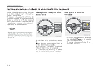 /
/05
䳜 4J FM QFEBM EFM BDFMFSBEPS TF QJTB
NFOPTEFM FMWFI䜷DVMPOPTPa
CSFQBTBS䜫 FM M䜷NJUF EF WFMPDJEBE
BKVTUBEP  TJOP RVF NBOUFOES䜫 MB
WFMPDJEBEEFOUSPEFMM䜷NJUF
䳜 6ODMJDQSPDFEFOUFEFMNFDBOJTNP
EF SFEVDDJ䜽O EF NBSDIB BM QJTBS
DPNQMFUBNFOUFFMQFEBMEFMBDFMFa
SBEPSFTVOBDPOEJDJ䜽OOPSNBM
1BSBEFTBDUJWBSFMDPOUSPMEF
M䜷NJUFEFWFMPDJEBE SFBMJDFVOB
EFMBTBDDJPOFTTJHVJFOUFT
䳜 1VMTFEFOVFWPFMJOUFSSVQUPS 
䳜 QBHVFFMFODFOEJEP
4J QVMTB VOB WF[ FM JOUFSSVQUPS 0  TF
DBODFMBS䜫FMM䜷NJUFEFWFMPDJEBEBKVTUBa
EP QFSPFMTJTUFNBOPTFEFTBDUJWBS䜫4J
RVJFSF SFJOJDJBS FM M䜷NJUF EF WFMPDJEBE
NVFWBMBQBMBODBIBDJBBSSJCB B34
PIBDJBBCBKP B45 BMBWFMPDJEBEEFa
TFBEB
5/$*䜝/
MJOEJDBEPS䳗䳗QBSQBEFBS䜫TJFYJTa
UF VO QSPCMFNB DPO FM TJTUFNB EF
DPOUSPMEFMM䜷NJUFEFWFMPDJEBE
$POUJO䝄B
$POUJO䝄B
4JPDVSSFFTUP TPMJDJUFMBDPNQSPCBa
DJ䜽O EFM TJTUFNB FO VO UBMMFS QSPGFa
TJPOBM,JBSFDPNJFOEBWJTJUBSVODFOa
USPEFTFSWJDJPEJTUSJCVJEPS,JBBVa
UPSJ[BEP
$POEVDJSTVWFI䜷DVMP  

 