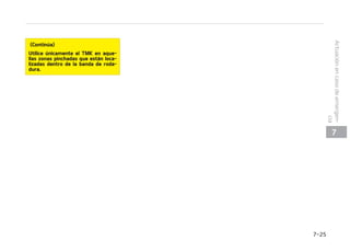 /
/05
6UJMJDFTPMPMBUPNBFM䜳DUSJDBEFMMBEP
EFMQBTBKFSPEFMBOUFSP
 $PO FM FODFOEJEP BDUJWBEP P FM CPa
U䜽O /(*/ 45354501 JOJDJP
QBSBEB EFM NPUPS  FO MB QPTJDJ䜽O
0/ BDUJWF FM DPNQSFTPS Z E䜳KFMP
GVODJPOBSEVSBOUFNJOVUPTBQSPa
YJNBEBNFOUFQBSBMMFOBSFMQSPEVDa
UPEFTFMMBEP-BQSFTJ䜽OEFJOGMBEP
EFM WFI䜷DVMP USBT FM MMFOBEP OP FT
JNQPSUBOUF Z EFCFS䜫 TFS DPNQSPa
CBEBZDPSSFHJEBN䜫TUBSEF
 QBHVFFMDPNQSFTPS
 %FTBDPQMF MB NBOHVFSB EFM DPOFDa
UPSEFMCPUFEFQSPEVDUPEFTFMMBEP
ZEFMBW䜫MWVMBEFMOFVN䜫UJDP
(VBSEF EF OVFWP FM FRVJQP EF DBNCJP
EFOFVN䜫UJDPTFODBSSFUFSBFOTVDPNa
QBSUJNFOUP
%735/$*
4JTFEFKBFMNPUPSFOGVODJPOBNJFOa
UP FO VOB [POB DPO QPDB P OJOHVOB
WFOUJMBDJ䜽O FMJOUFSJPSEFVOFEJGJDJP
QPES䜷B TVGSJS FOWFOFOBNJFOUP QPS
NPO䜽YJEPEFDBSCPOPPBTGJYJB
%JTUSJCVDJ䜽OEFMTFMMBOUF
 $POEV[DB JONFEJBUBNFOUF VOPT
_ LN P EVSBOUF VOPT  NJOVa
UPT  QBSB EJTUSJCVJS EF GPSNB VOJa
GPSNFFMQSPEVDUPEFTFMMBEPQPSFM
OFVN䜫UJDP
5/$*䜝/
/PDPOEV[DBBN䜫TEFLNI4JFT
QPTJCMF OPDPOEV[DBBVOBWFMPDJEBE
JOGFSJPSBLNI
4J EVSBOUF MB DPOEVDDJ䜽O QFSDJCF BMa
HVOB WJCSBDJ䜽O  NPMFTUJB P SVJEP OP
IBCJUVBM SFEV[DBMBWFMPDJEBEZDPOa
EV[DBDPOQSFDBVDJ䜽OIBTUBRVFQVFa
EB BQBSUBSTF EF GPSNB TFHVSB B VO
MBEPEFMBDBSSFUFSBWJTFBMTFSWJDJP
FODBSSFUFSBPBVOBHS䝄B
$POUJO䝄B
$POUJO䝄B
M VUJMJ[BS FM FRVJQP EF DBNCJP EF
OFVN䜫UJDPTFODBSSFUFSB FMQSPEVDUP
EFTFMMBEPQPES䜷BDBVTBSNBODIBTFO
MBT SVFEBT M VUJMJ[BS FM FRVJQP EF
DBNCJPEFOFVN䜫UJDPTFODBSSFUFSB
FMQSPEVDUPEFTFMMBEPQPES䜷BDBVTBS
NBODIBTFOMBTSVFEBT1PSMPUBOUP
FYUSBJHBMBTSVFEBTRVFTFIBONBOa
DIBEP DPO FM QSPEVDUP EF TFMMBEP Z
MMFWFFMWFI䜷DVMPBVOUBMMFSQSPGFTJPa
OBMQBSBRVFMPJOTQFDDJPOFO,JBSFa
DPNJFOEBWJTJUBSVODFOUSPEFTFSWJa
DJPEJTUSJCVJEPS,JBBVUPSJ[BEP
$PNQSPCBDJ䜽OEFMBQSFTJ䜽OEF
JOGMBEPEFMPTOFVN䜫UJDPT
 %FTQV䜳TEFDPOEVDJSVOPT_LN
PVOPTNJOVUPT EFUFOHBFMWFa
I䜷DVMPFOVOBVCJDBDJ䜽OBEFDVBEB
 6OB MB NBOHVFSB EF DPOFYJ䜽O 
EFM DPNQSFTPS EJSFDUBNFOUF B MB
W䜫MWVMBEFMOFVN䜫UJDP
 $POFDUF FM DPNQSFTPS Z MB CBUFS䜷B
EFM WFI䜷DVMP DPO FM DBCMF Z MPT DPa
OFDUPSFT
 KVTUFMBQSFTJ䜽OEFJOGMBEPEFMOFVa
N䜫UJDP B MB QSFTJ䜽O EFM OFVN䜫UJDP
SFDPNFOEBEB$VBOEPFMFODFOEJEP
DUVBDJ䜽OFODBTPEFFNFSHFODJB  

 