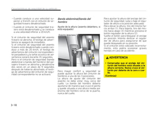 $POUJO䝄B
䳜 4J USBT VO BDDJEFOUF  TF SFFNQMBa
[BOEFNBOFSBJOBEFDVBEBMPTDJOa
UVSPOFT  MPT DJOUVSPOFT QFSNBOFa
DFS䜫OEB䜻BEPTZOPPGSFDFS䜫OQSPa
UFDDJ䜽OFOFMDBTPEFPUSPBDDJEFOa
UF QVEJFOEPBDBSSFBSIFSJEBTHSBa
WFT P JODMVTP MB NVFSUF %FTQV䜳T
EFVOBDDJEFOUF DBNCJFMPTDJOUVa
SPOFTMPBOUFTQPTJCMF
1BSBBCSPDIBSFMDJOUVS䜽O
1BSB BCSPDIBS FM DJOUVS䜽O  T䜫RVFMP EFM
SFUSBDUPSFJOUSPEV[DBMBMFOH䝆FUBNFa
U䜫MJDB  FOMBIFCJMMB  4FFTDVDIBS䜫
VODMJDDVBOEPMBMFOH䝆FUBRVFEFCMPa
RVFBEBFOMBIFCJMMB
MDJOUVS䜽OTFBKVTUBBVUPN䜫UJDBNFOUF
BMBMPOHJUVEBEFDVBEBT䜽MPEFTQV䜳TEF
RVF MB QBSUF EFM DJOUVS䜽O EF TFHVSJEBE
TFBKVTUFNBOVBMNFOUFQBSBRVFTFDJa
䜻B DPSSFDUBNFOUF B TVT DBEFSBT 4J TF
JODMJOBIBDJBEFMBOUFDPOVONPWJNJFOUP
MFOUP  FM DJOUVS䜽O TF BMBSHBS䜫 Z MF QFSa
NJUJS䜫FMNPWJNJFOUPODBNCJP TJIBZ
VOB QBSBEB SFQFOUJOB P VO JNQBDUP  FM
DJOUVS䜽O TF CMPRVFBS䜫 FO FTB QPTJDJ䜽O
5BNCJ䜳O TF CMPRVFBS䜫 TJ JOUFOUB JODMJa
OBSTFIBDJBEFMBOUFEFNBTJBEPS䜫QJEP
/05
4J OP FT DBQB[ EF UJSBS EFM DJOUVS䜽O
EFTEFFMSFUFOFEPS UJSFGJSNFNFOUF
EFMDJOUVS䜽OZEFTQV䜳TTV䜳MUFMP%FTa
QV䜳TTFS䜫DBQB[EFUJSBSEFMDJOUVS䜽O
TVBWFNFOUF
 


$BSBDUFS䜷TUJDBTEFTFHVSJEBEEFTVWFI䜷DVMP
 