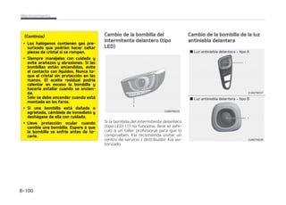 YUSBJHB MB CPNCJMMB EFM DBTRVJMMP
QSFTJPO䜫OEPMBZHJS䜫OEPMBFOTFOUJa
EP BOUJIPSBSJP IBTUB RVF MBT MFOa
H䝆FUBTEFMBCPNCJMMBTFBMJOFFODPO
MBTSBOVSBTEFMDBTRVJMMPYUSBJHBMB
CPNCJMMBEFMDBTRVJMMP
 *OTFSUF VOB OVFWB CPNCJMMB FO FM
DBTRVJMMP Z H䜷SFMB IBTUB RVF TF FOa
HBODIFFOTVQPTJDJ䜽ODPSSFDUB
 .POUF EF OVFWP FM DBTRVJMMP FO FM
DPOKVOUP BMJOFBOEP MBT MFOH䝆FUBT
EFM DBTRVJMMP DPO MBT SBOVSBT EFM
DPOKVOUP NQVKF FM QPSUBM䜫NQBSBT
FO FM DPOKVOUP Z H䜷SFMP FO TFOUJEP
IPSBSJP
 $PMPRVFFMDPOKVOUPEFMV[EFDPNa
CJOBDJ䜽O USBTFSB FO FM DVFSQP EFM
WFI䜷DVMP
$
$BNCJPEFMBCPNCJMMBEFM
JOUFSNJUFOUFUSBTFSP
 CSBFMQPSU䜽OUSBTFSP
 GMPKF MJHFSBNFOUP MPT UPSOJMMPT EF
GJKBDJ䜽OEFMDPOKVOUPDPOVOEFTUPSa
OJMMBEPSEFFTUSFMMB
 %FTNPOUF FM DPOKVOUP EF MV[ EF
DPNCJOBDJ䜽OUSBTFSBEFMDVFSQPEFM
WFI䜷DVMP
 %FTDPOFDUFFMDPOFDUPSEFMBMV[EF
DPNCJOBDJ䜽OUSBTFSB
.BOUFOJNJFOUP  

 