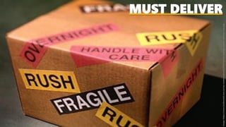 MUST DELIVER
Image:https://www.insideretail.com.au/wp-content/uploads/2013/12/box-package-courier-delivery-crop.jpg
 
